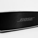 white Bose portable speaker