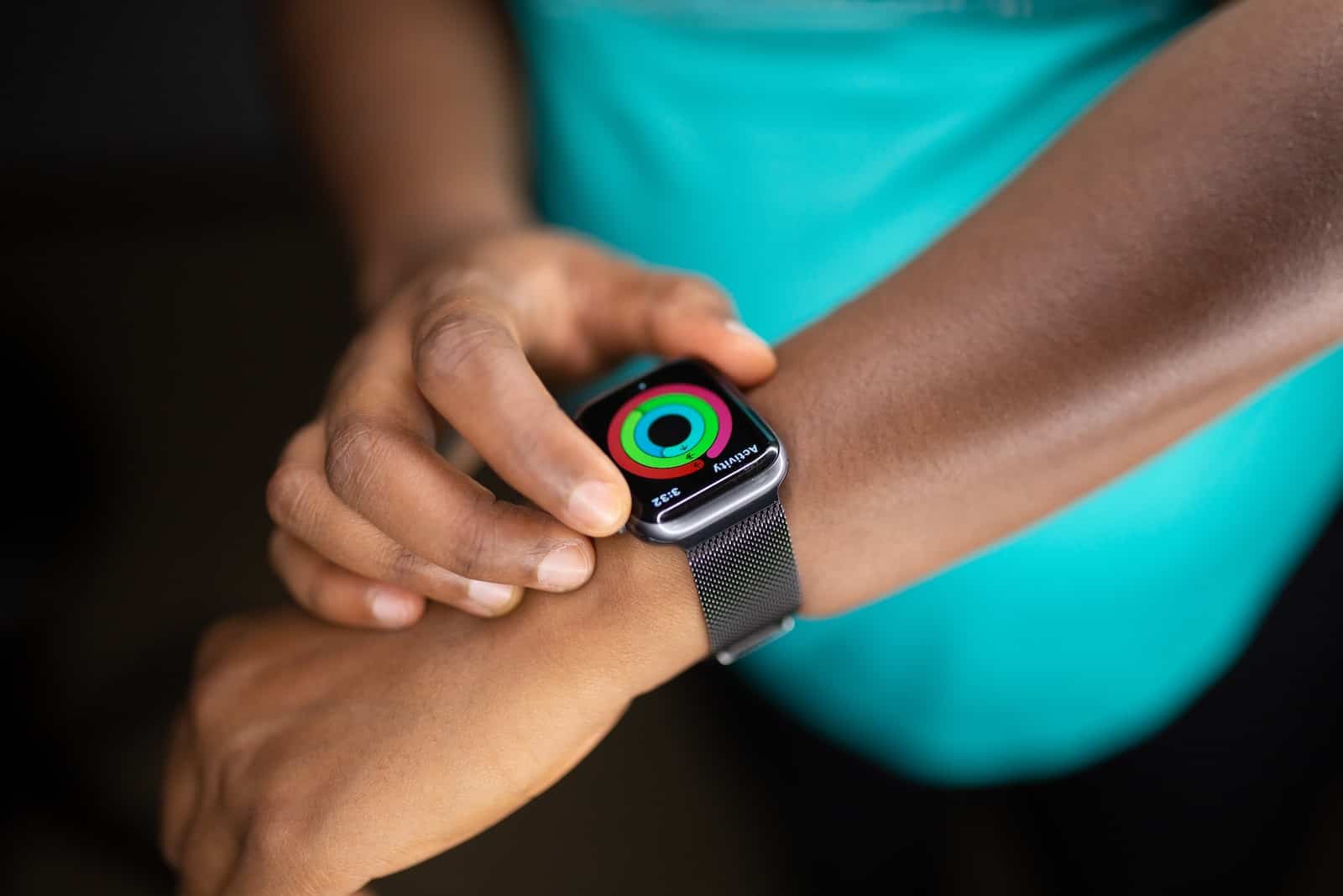 Kid Using Apple Watch