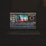 black flat screen computer monitor