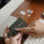 a person holding a phone