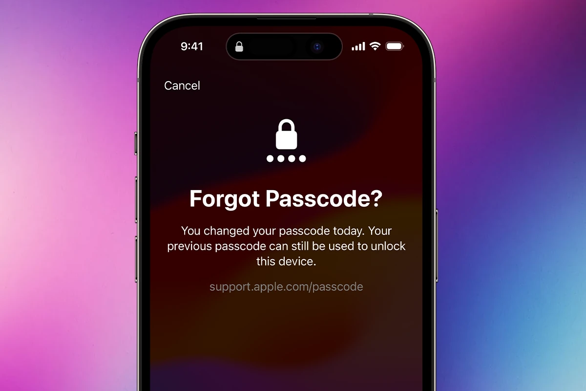 Apple Forgot Passcode