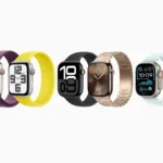 a group of smart watches