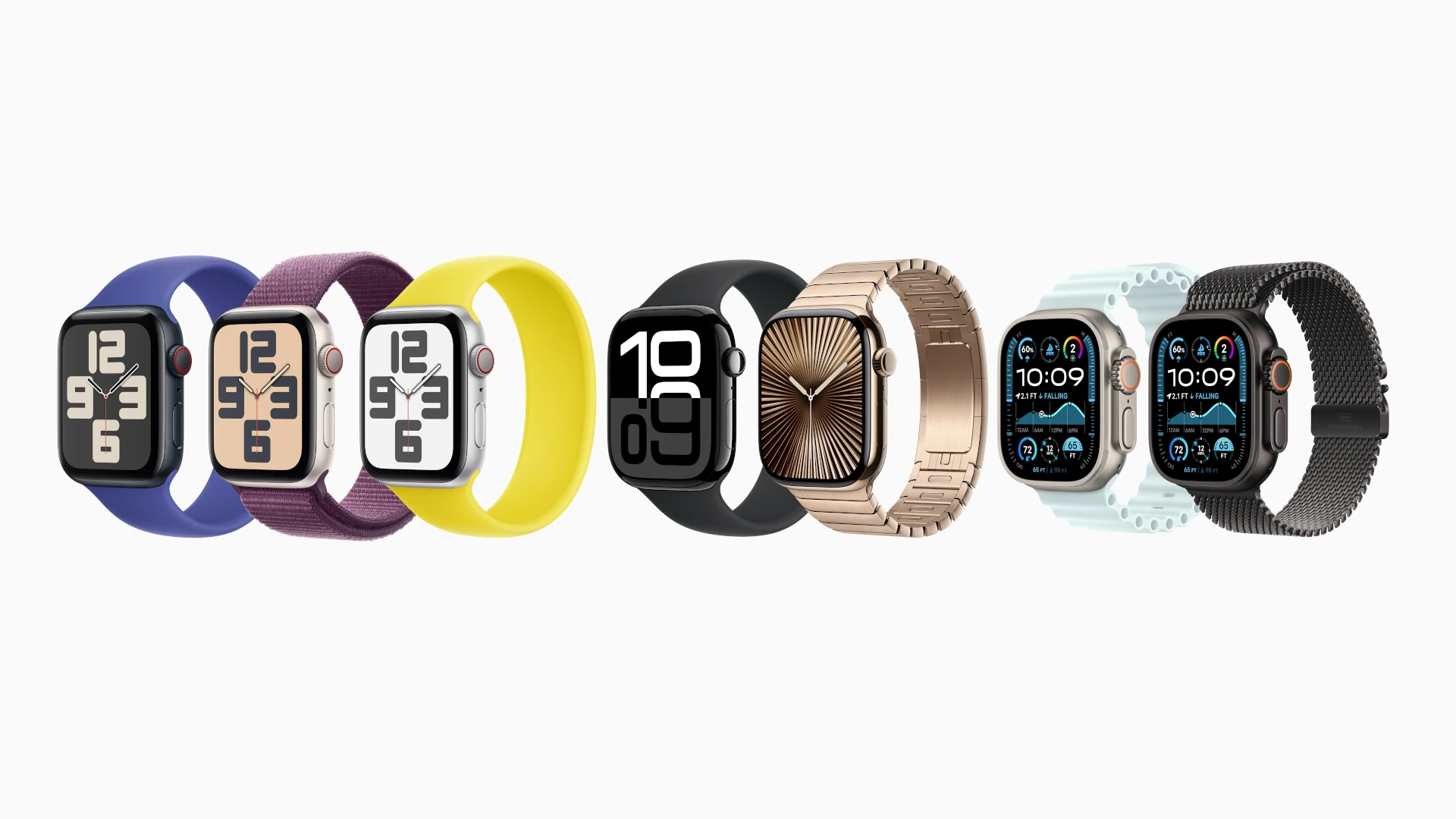 a group of smart watches