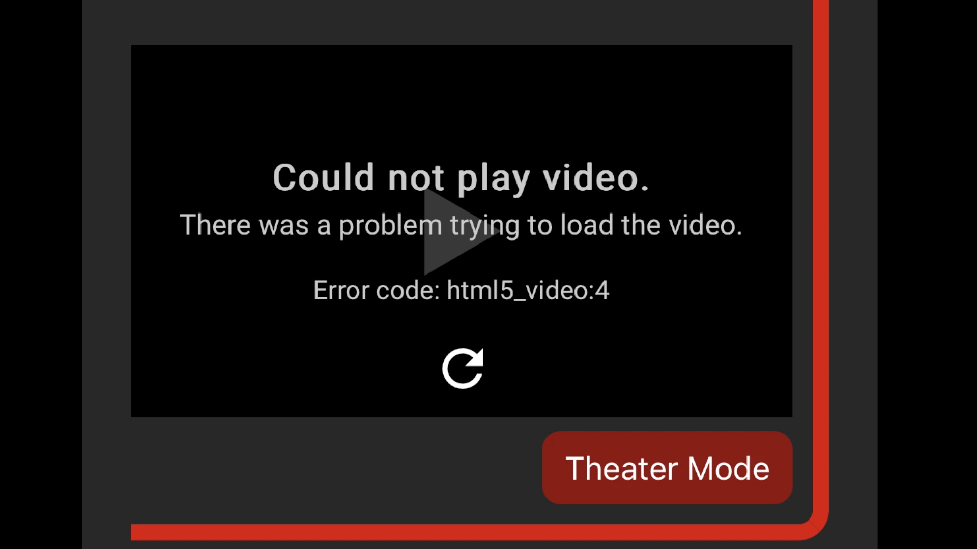 Could Not Play Video HTML5_video:4