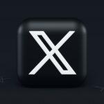 a black square button with a white x on it