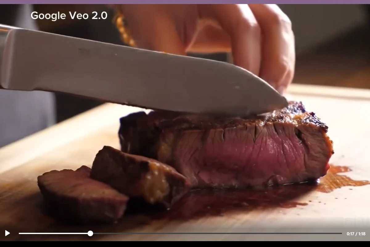 Google Veo 2 Ai Steak