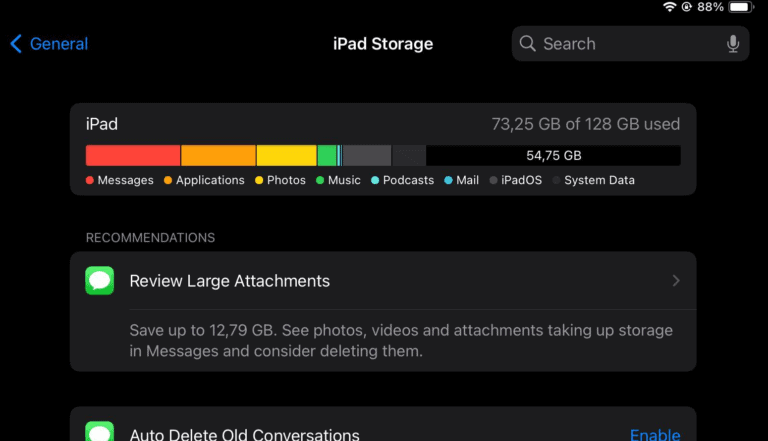 Ways To Increase Your iPad's Available Storage Space - 9meters