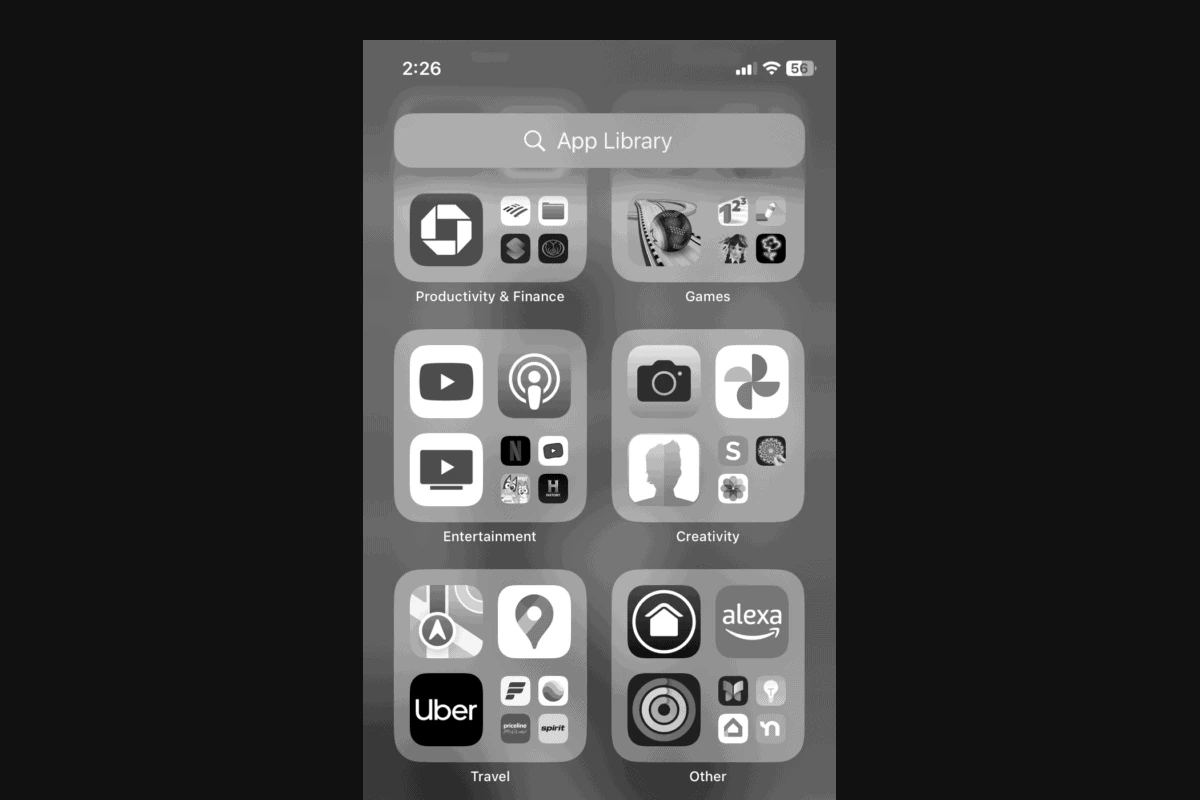 iPhone Black & White