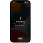 iPhone Temperature Warning