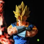 A close up of a dragon ball action figure