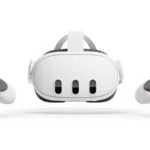 Meta Quest 3 Controllers and Headset