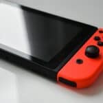 orange and black nintendo switch