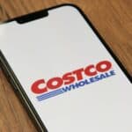 a close up of a cell phone on a table