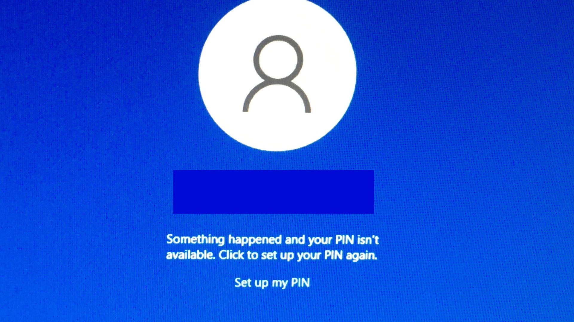 Something Happened And Pin Isn't Available Error in Windows 11