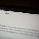 a close up of a computer screen with a message on it