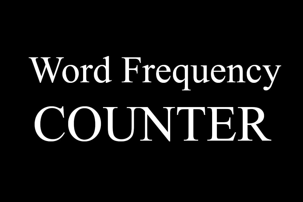 Word Frequency Counter