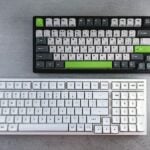 a keyboard and a mouse on a table